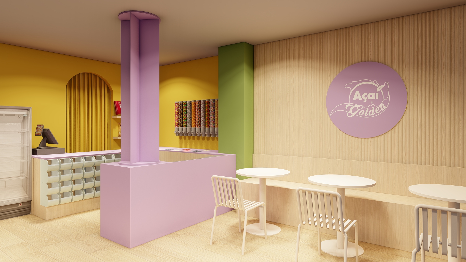 Interiorismo hostelería Açaí
