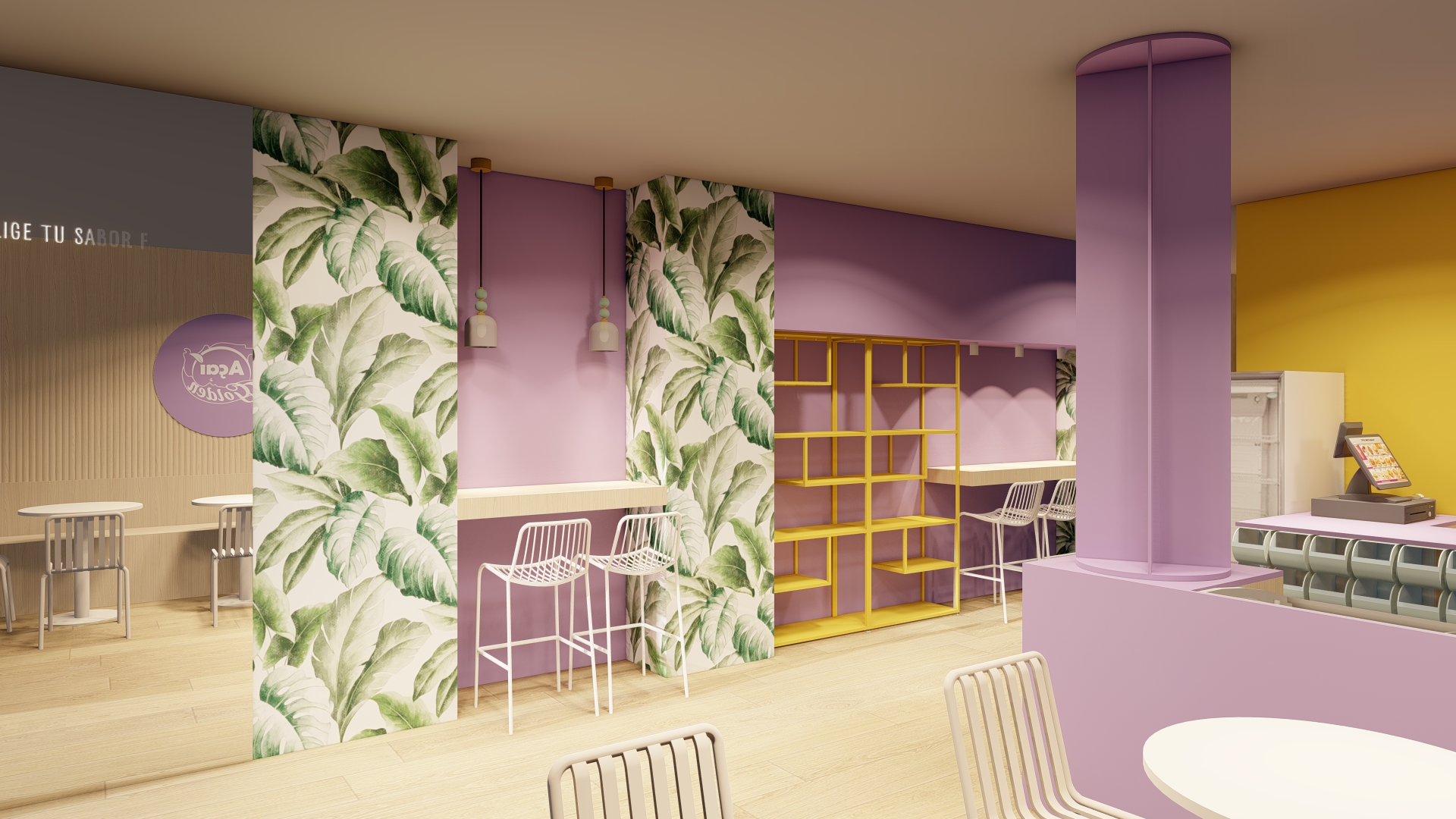 Interiorismo hostelería Açaí