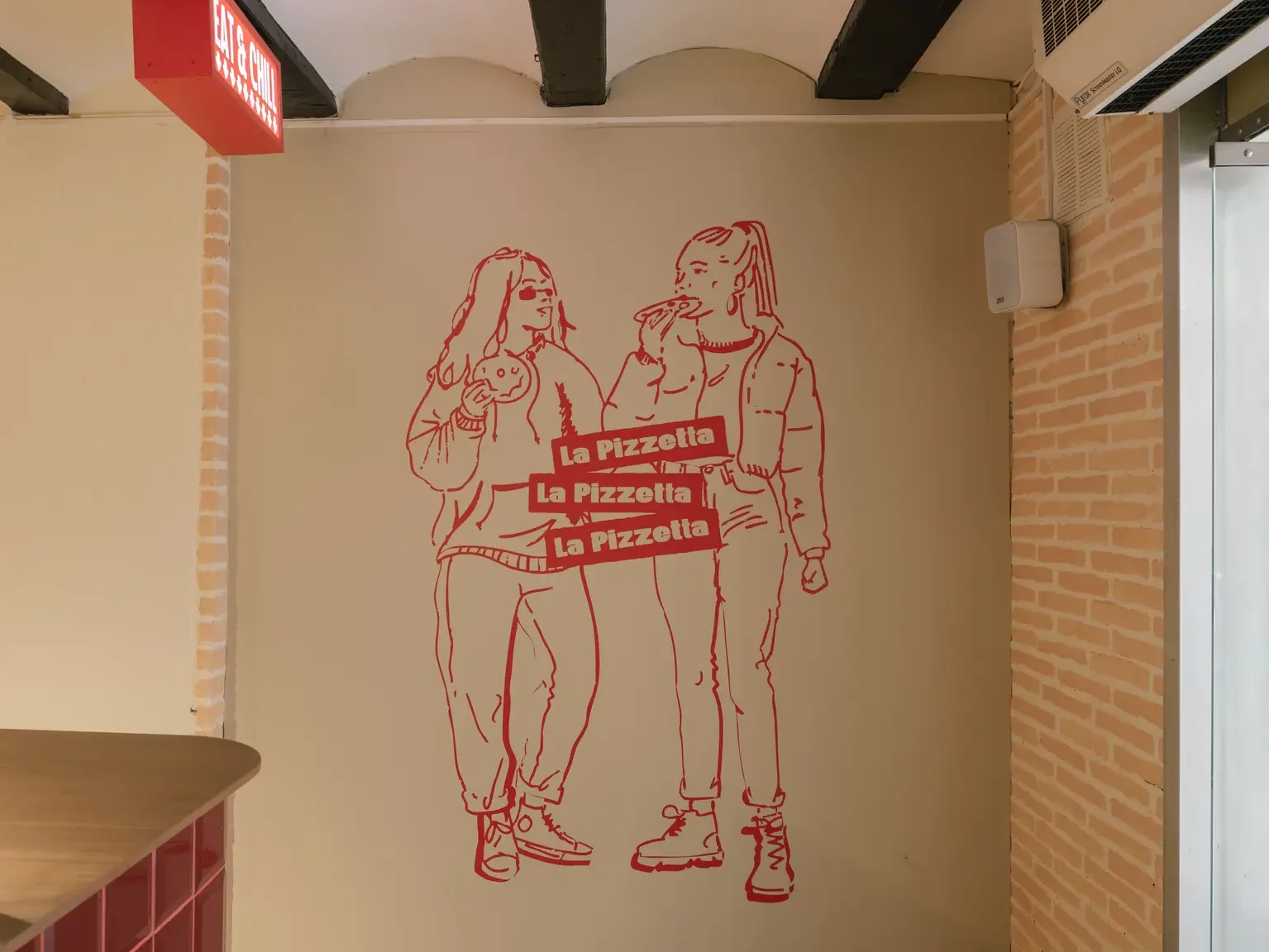 LA PIZZETTA mural