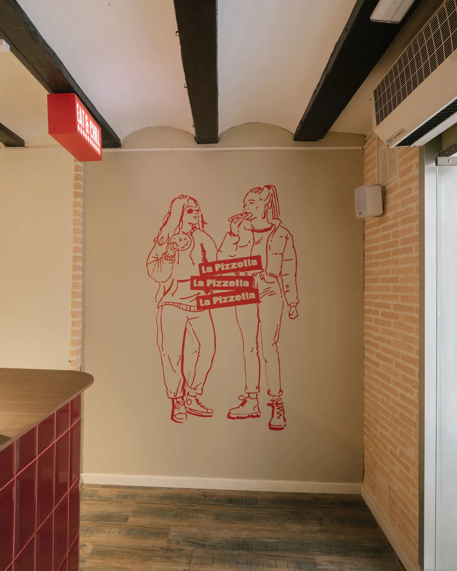 LA PIZZETTA mural